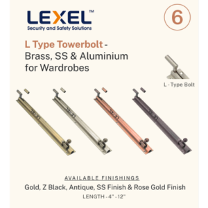Brass L  Towerbolt